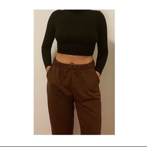 zara sweatpants • used once • cuffed • size large • great condition